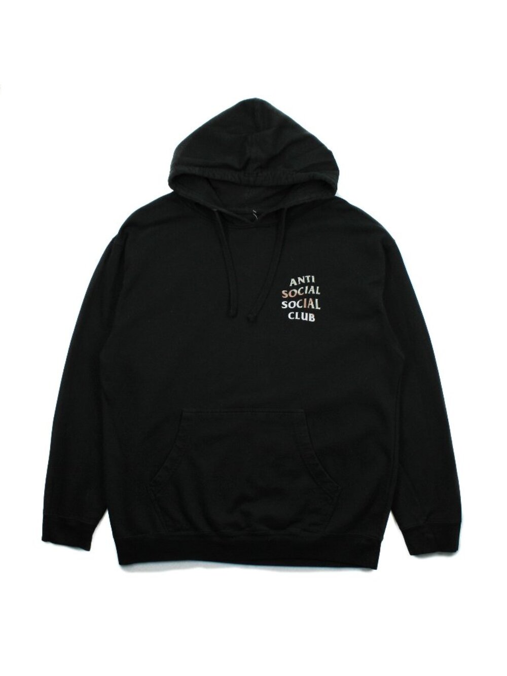 Anti Social Social Club Camo Logo Hoodie L
